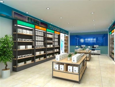 Mostrador para diseño de muebles de tienda de telefonía móvil