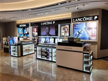 Pantalla de perfumes de alta gama