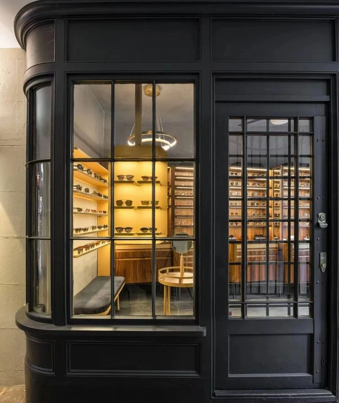 Store Sunglass Wooden Furniture Showcase