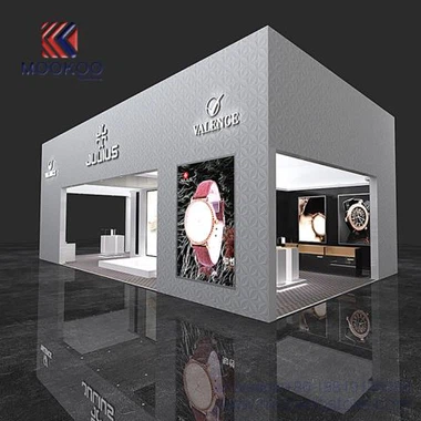 Diseño de sala de exposiciones de Fashion Watch