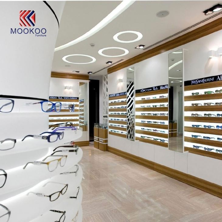 Sunglasses Shop Interior Decoration Dispaly Wall