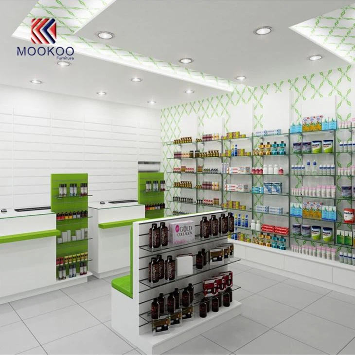 Pharmacies Shop Display Counter Design