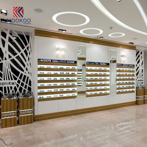 Gafas de sol Tienda Decoración interior Dispaly Pared