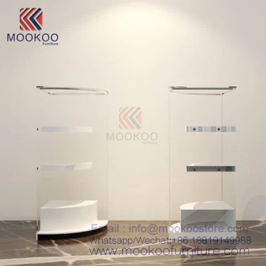 Exhibición de cristal del soporte de Jewlery