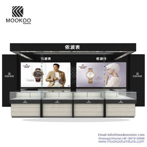 Reloj quiosco con luz led