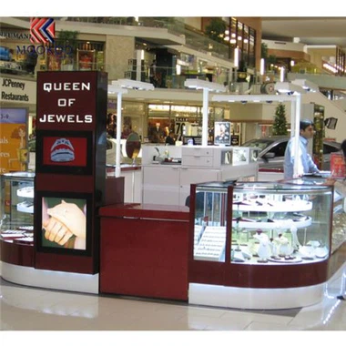 Quiosco de joyería moderna